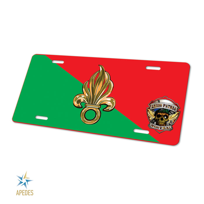 Legio Patria Nostra French Foreign Legion Decorative License Plate