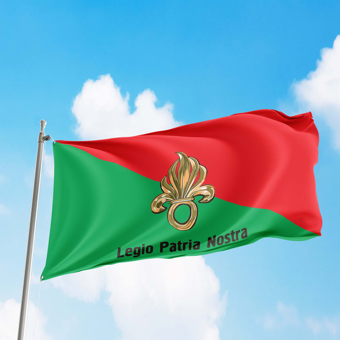 Legio Patria Nostra French Foreign Legion Flag Banner