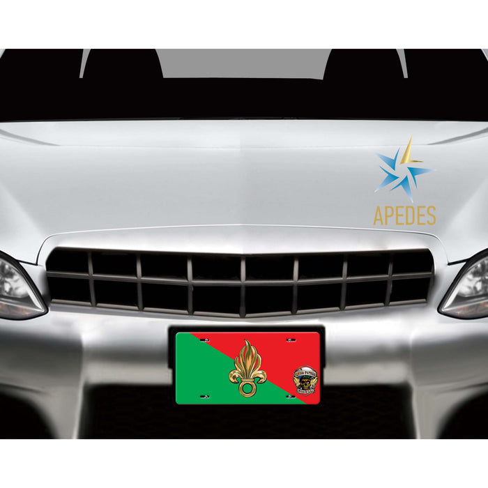 Legio Patria Nostra French Foreign Legion Decorative License Plate