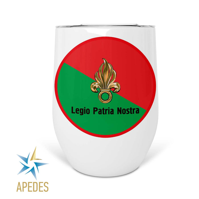Legio Patria Nostra French Foreign Legion Stainless Steel Stemless Wine Cup 12 OZ