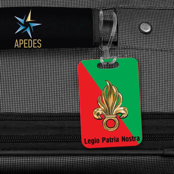 Legio Patria Nostra French Foreign Legion Rectangle Luggage Tag