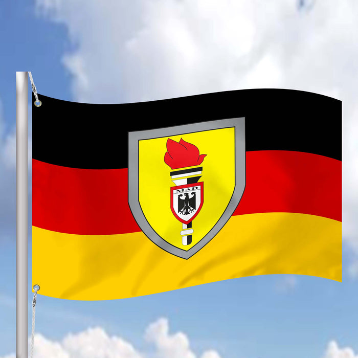 The Militärischer Abschirmdienst (Military Counterintelligence) MAD Flag Banner
