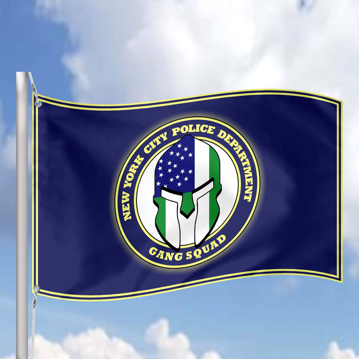 New York NYPD Police Flag Banner