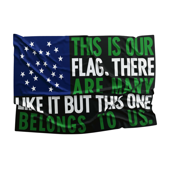 New York NYPD Police Flag Banner