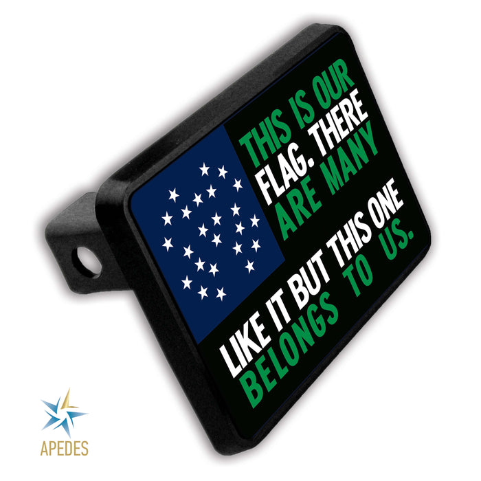 NYPD This Is Our Flag Trailer Hitch Cover