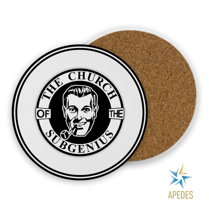 Church of the SubGenius Absorbent Ceramic Coasters for Drinks with Holder (Set of 8)