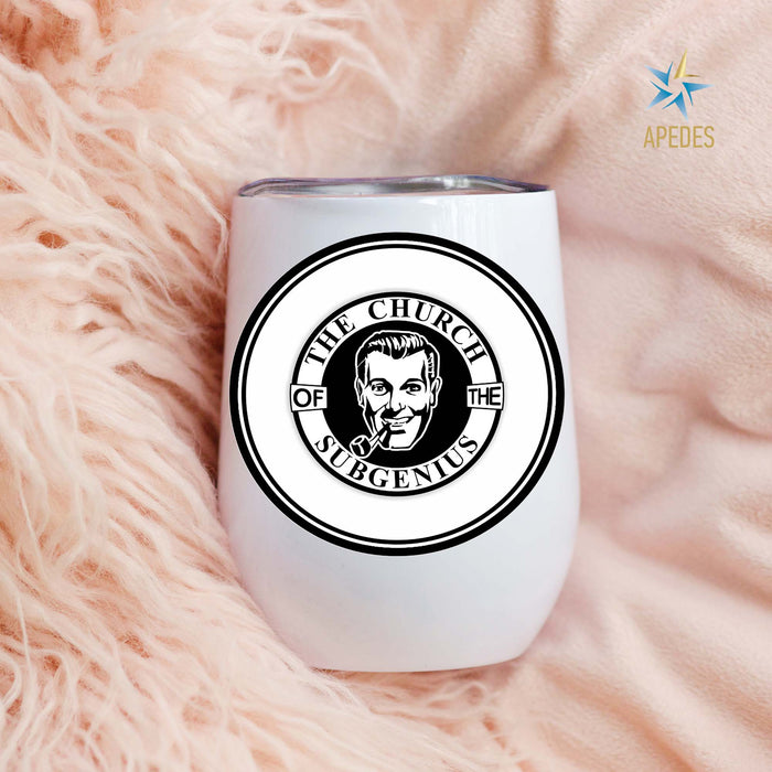 Church of the SubGenius Stainless Steel Stemless Wine Cup 12 OZ