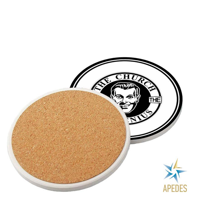 Church of the SubGenius Absorbent Ceramic Coasters for Drinks with Holder (Set of 8)