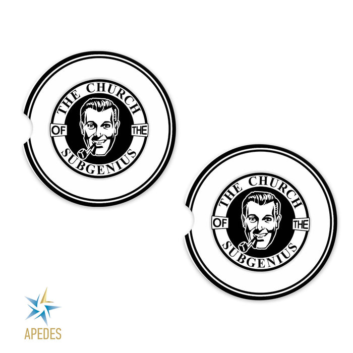 Church of the SubGenius Car Cup Holder Coaster (Set of 2)