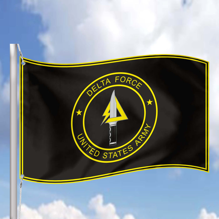 Delta Force Elite Tier 1 CAG Army Special Forces Joint Special Operations Command Flag Banner