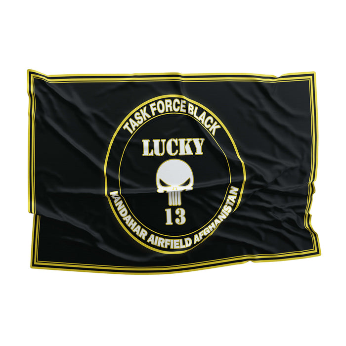 Task Force Black - Lucky 13th Flag Banner