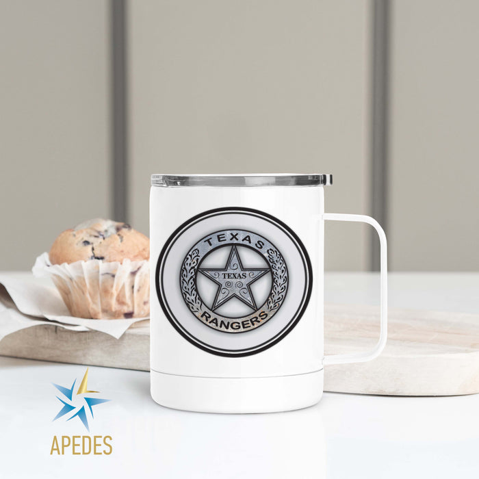 Texas Ranger Badge Stainless Steel Travel Mug 13 OZ