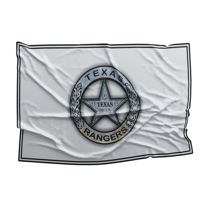 Texas Ranger Badge Flag Banner