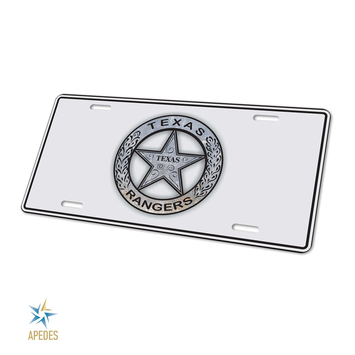 Texas Ranger Badge Decorative License Plate