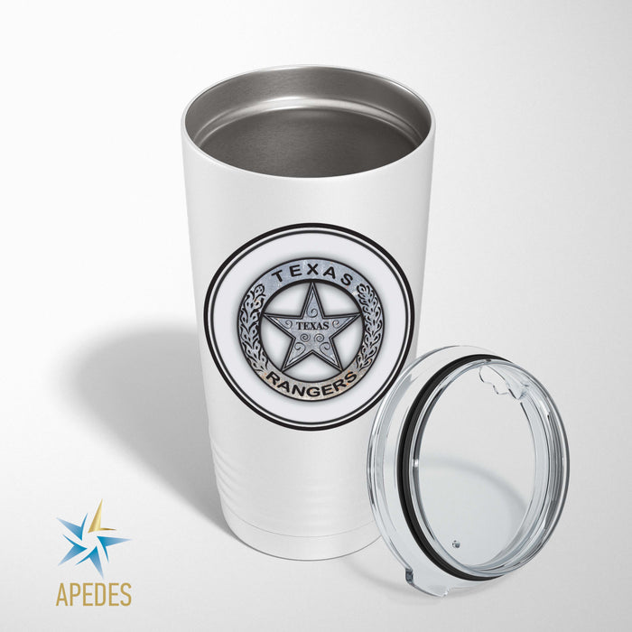 Texas Ranger Badge Stainless Steel Tumbler 20 OZ