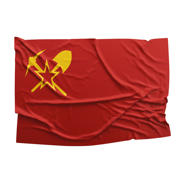 Alaskan Socialist Republic Russian America Flag Banner