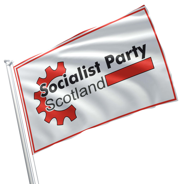 Socialist Party Scotland UK Flag Banner