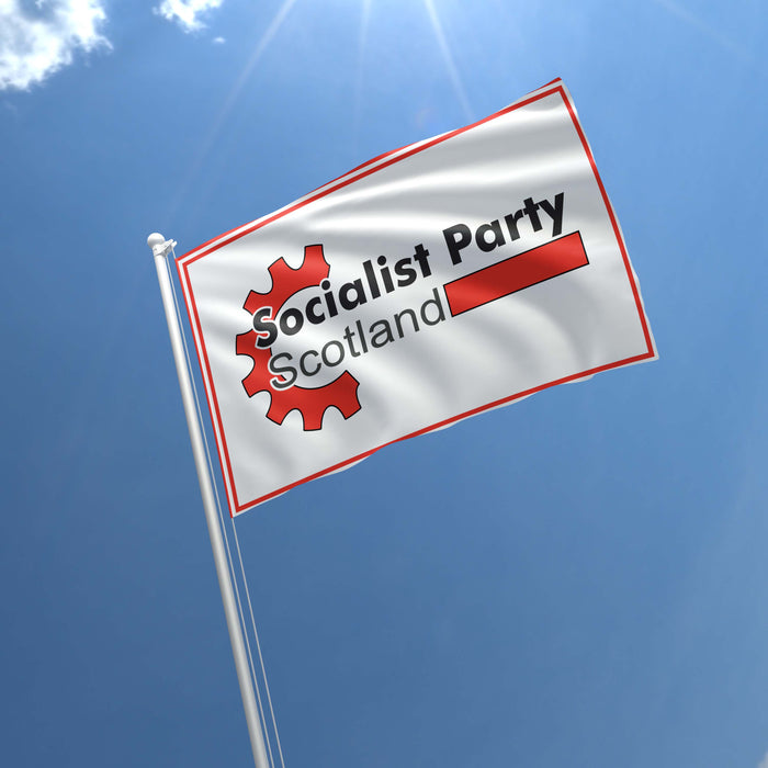 Socialist Party Scotland UK Flag Banner