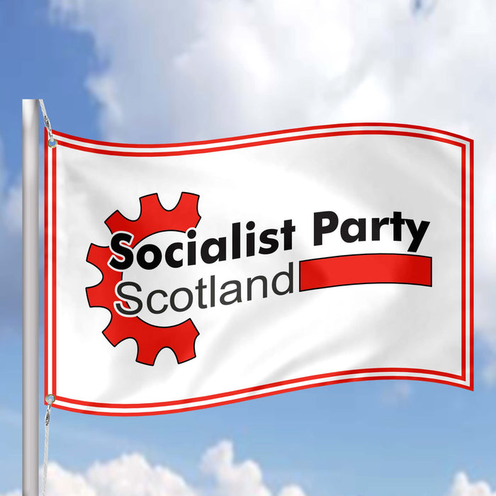 Socialist Party Scotland UK Flag Banner