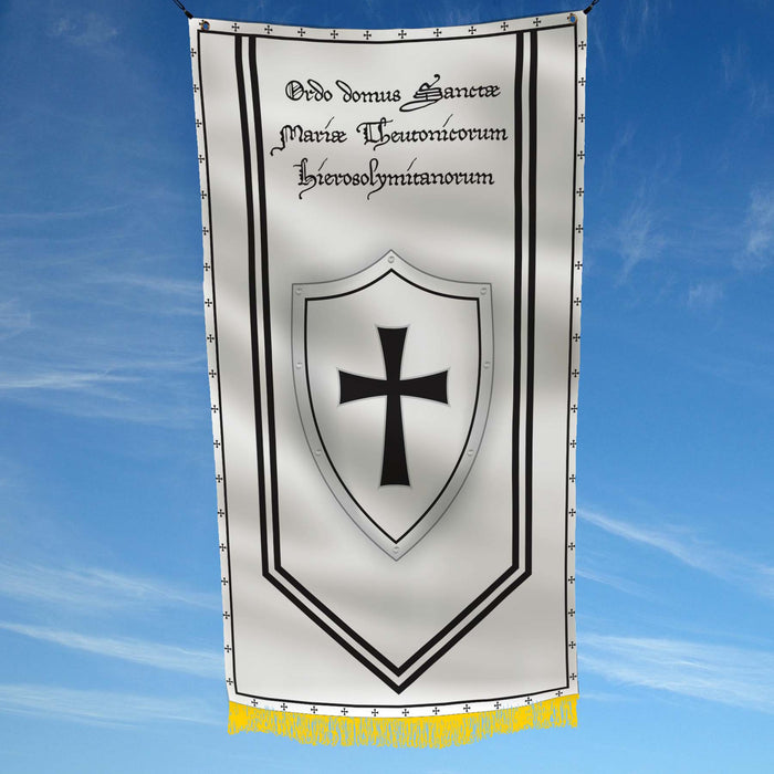 Knights Orders - Military Christian Western Europe Religious Societies Of Knights Flag Banner