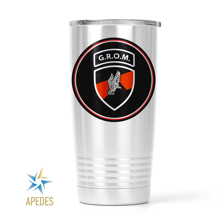 Polish Special Forces Ensign GROM Stainless Steel Tumbler 20 OZ