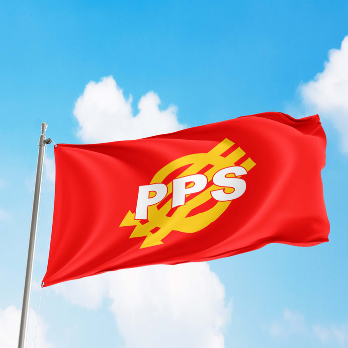 Polish Socialist Party Political Poland Polska Partia Socjalistyczna PPS Flag Banner