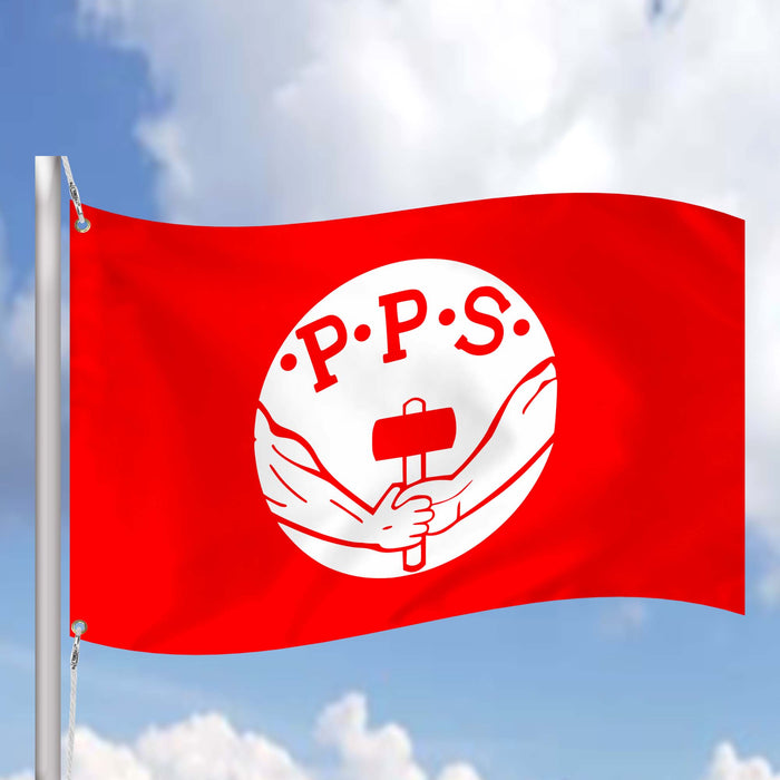 Polish Socialist Party Political Poland Polska Partia Socjalistyczna PPS Flag Banner