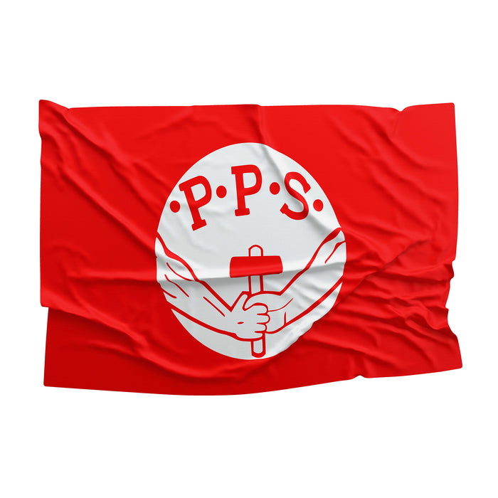 Polish Socialist Party Political Poland Polska Partia Socjalistyczna PPS Flag Banner