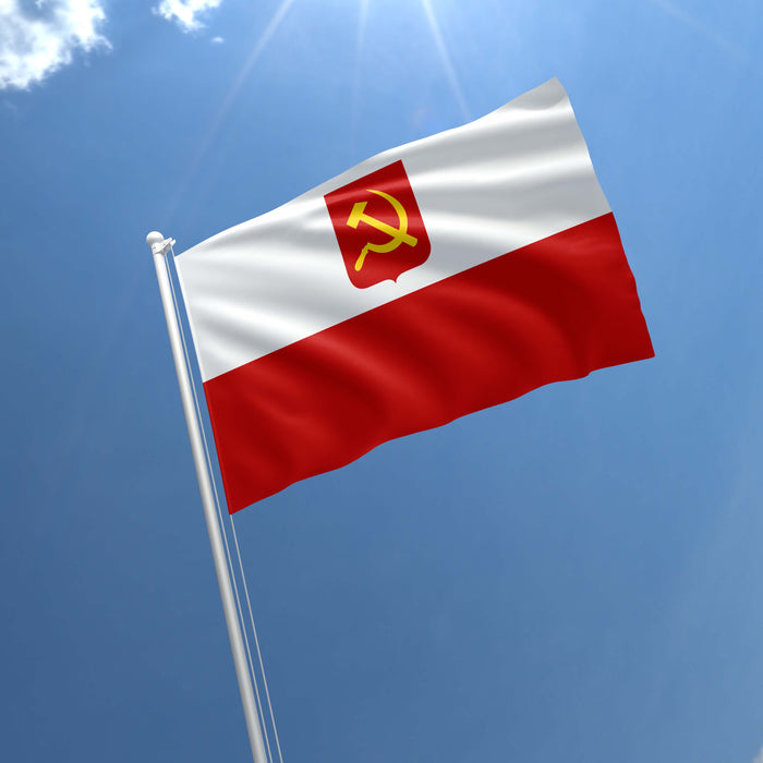 Polish Socialist Party Political Poland Polska Partia Socjalistyczna PPS Flag Banner