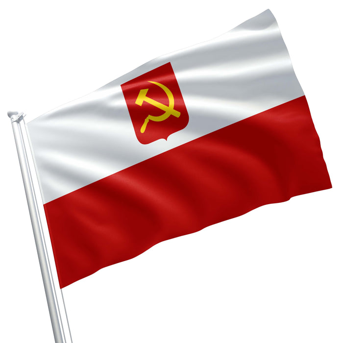 Polish Socialist Party Political Poland Polska Partia Socjalistyczna PPS Flag Banner