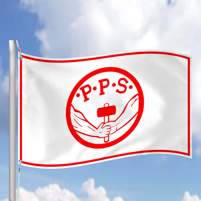 Polish Socialist Party Political Poland Polska Partia Socjalistyczna PPS Flag Banner