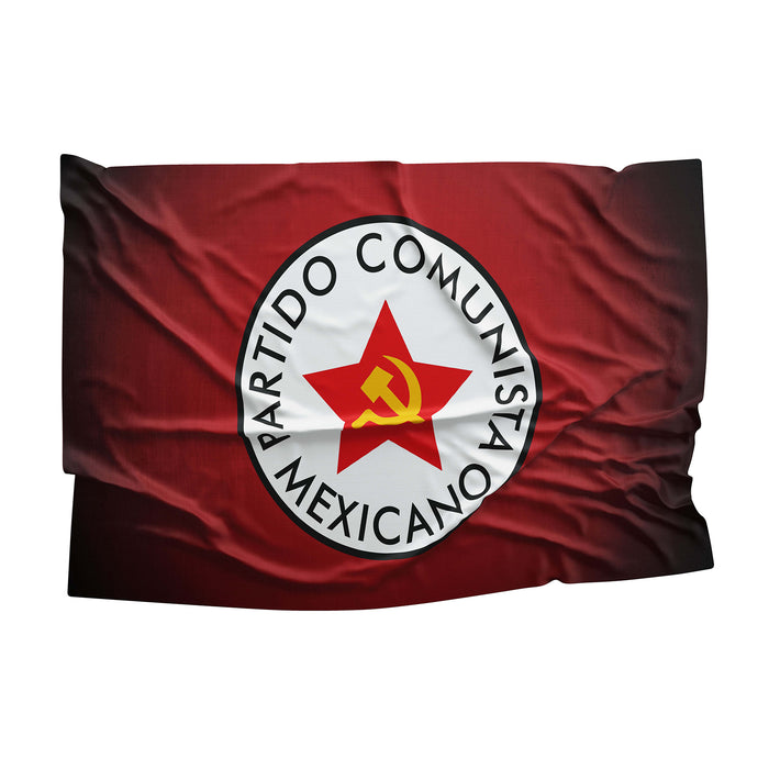 Mexican Communist Party Mexico Flag Banner