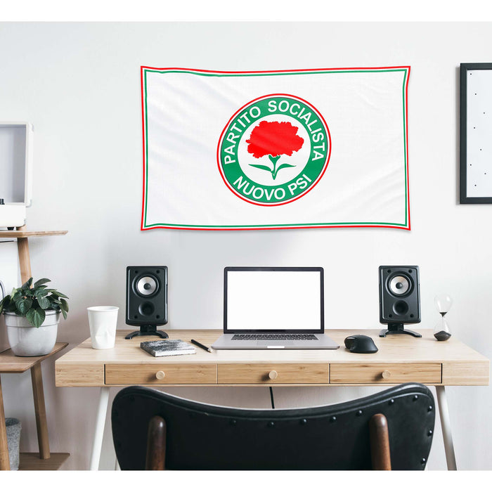 New Italian Socialist Party Italy Flag Banner