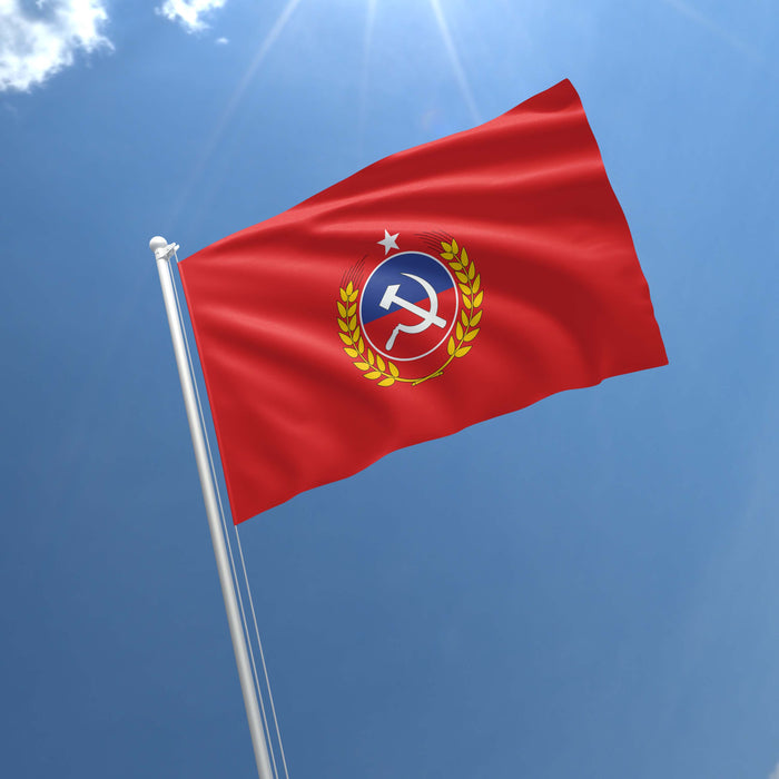 Communist Party of Chile Flag Banner