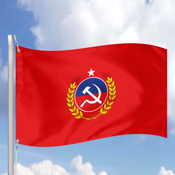 Communist Party of Chile Flag Banner