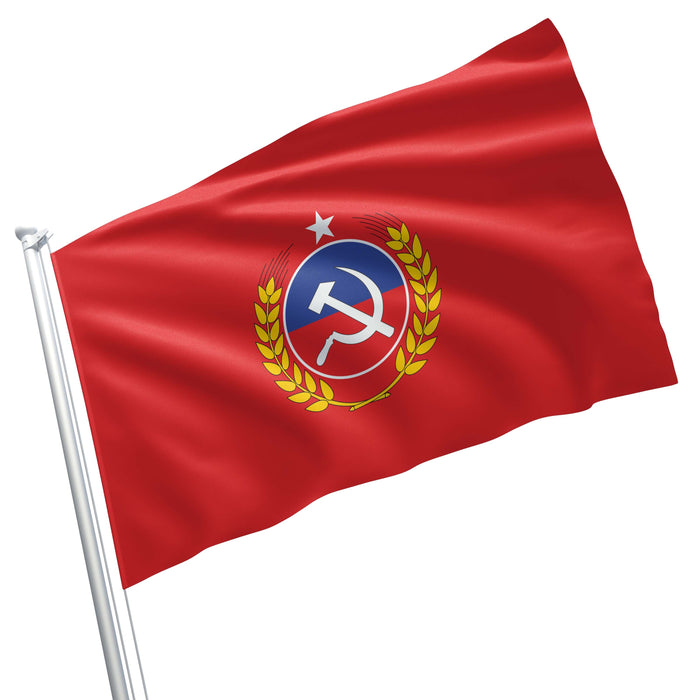 Communist Party of Chile Flag Banner