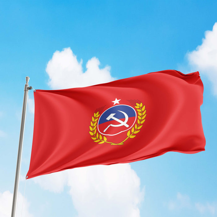 Communist Party of Chile Flag Banner