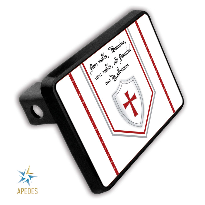 Knights Templar Trailer Hitch Cover