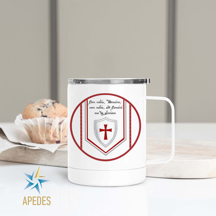 Knights Templar Stainless Steel Travel Mug 13 OZ