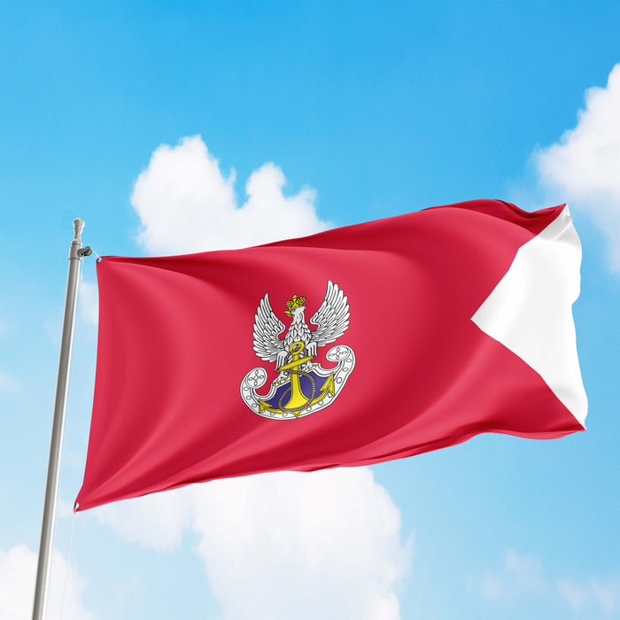 Polish Naval Ensign Flag Banner