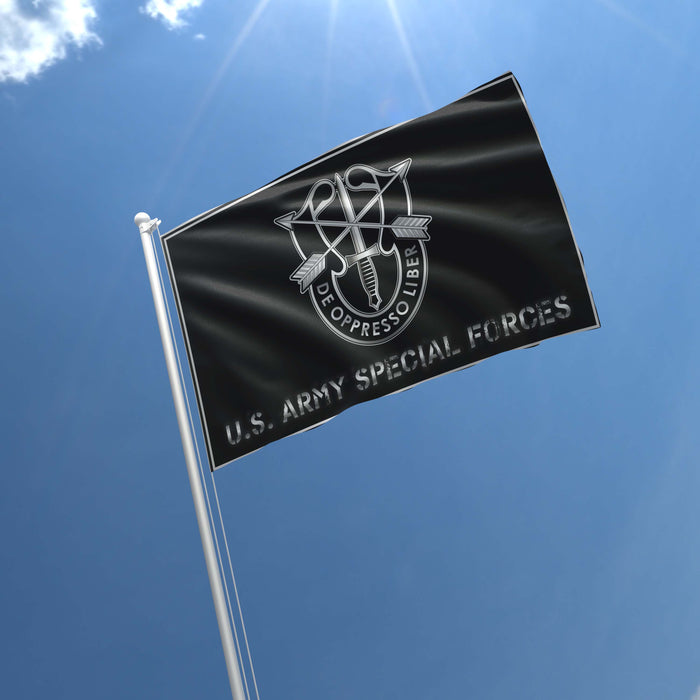 U.S. Army Special Foces - De Oppresso Liber Flag Banner