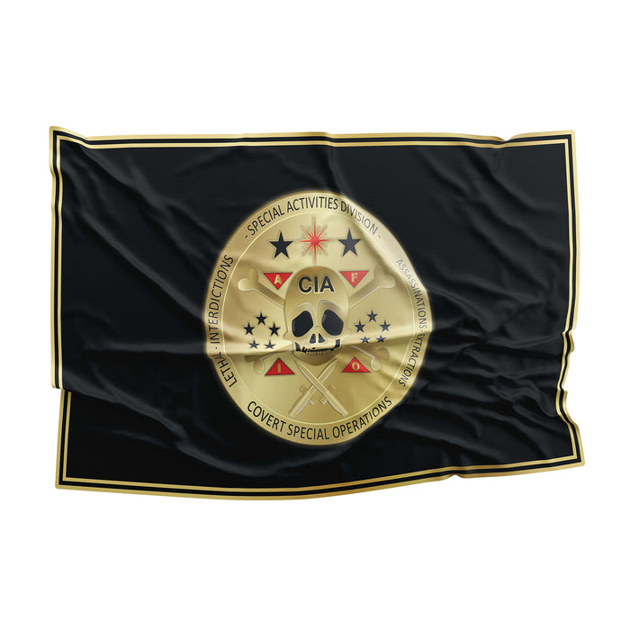 Central Intelligence Agency CIA Lethal Covert Action Flag Banner