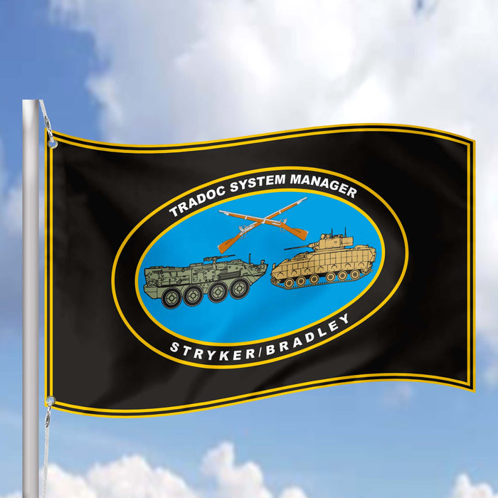 TRADOC System Manager US Army United Flag Banner