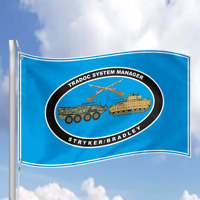 TRADOC System Manager US Army United Flag Banner