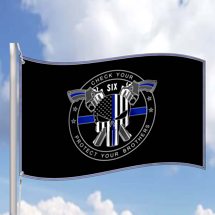 New York NYPD Police Flag Banner