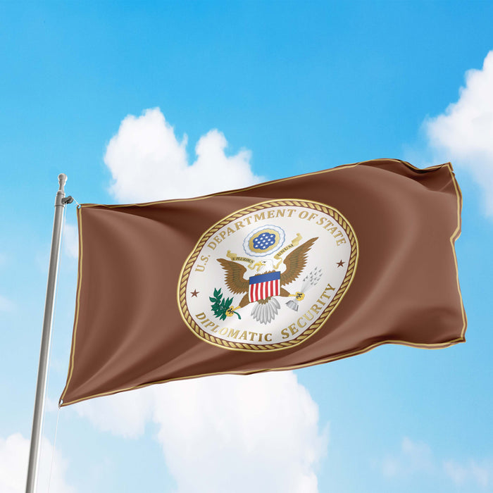 US Department of State Diplomatic Security DSS Flag Banner