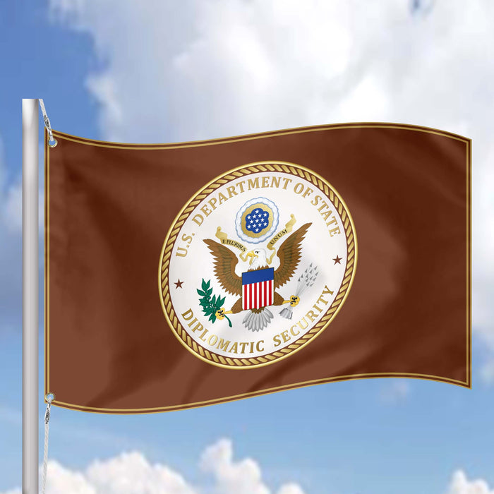 US Department of State Diplomatic Security DSS Flag Banner