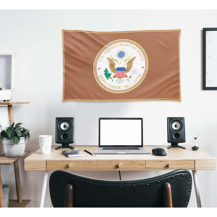 US Department of State Diplomatic Security DSS Flag Banner