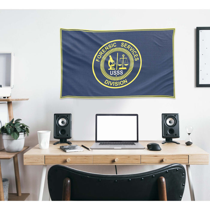 USSS Secret Service Forensic Services Division Flag Banner
