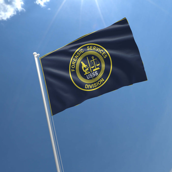 USSS Secret Service Forensic Services Division Flag Banner